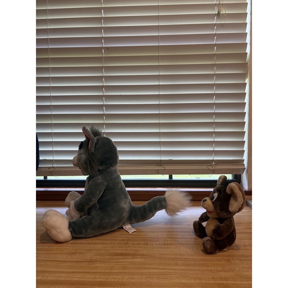 Vintage 1996 Tom & Jerry Plush Set Mighty Star Cartoon Network Turner 90s - Picture 4 of 12